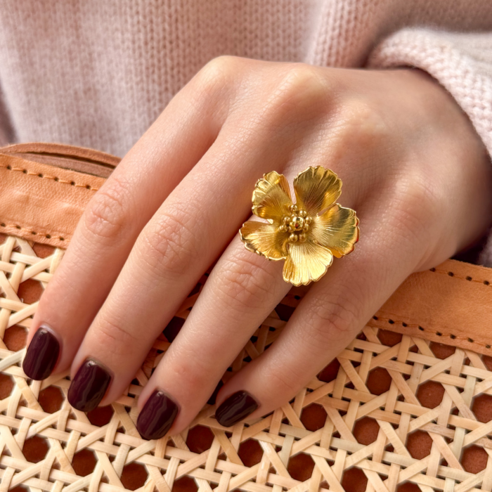Bague fleur