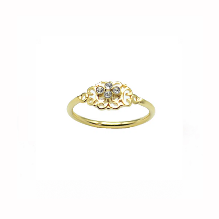 Bague ornée de cristaux