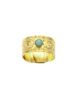 Bague Mila goutte amazonite