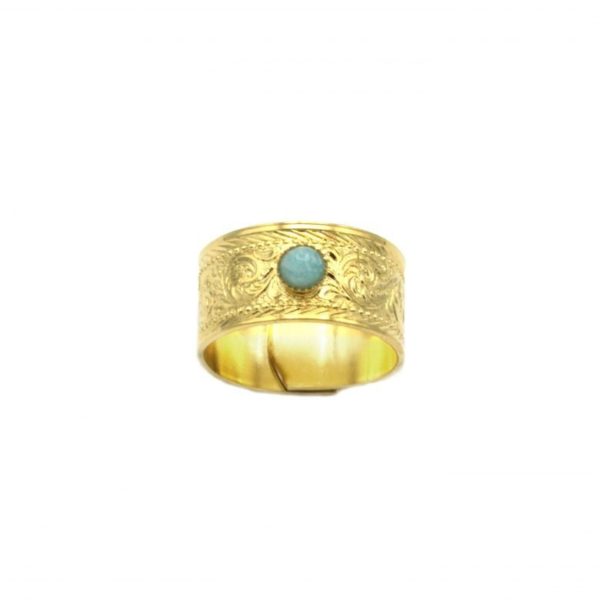 Bague Mila goutte amazonite