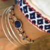 Aby, bracelet manchette, bracelet manchette argent, bracelet manchette fin, Bracelet martelé, manchette, manchette argent, manchette martelé