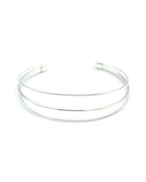 Aby, bracelet manchette, bracelet manchette argent, bracelet manchette fin, Bracelet martelé, manchette, manchette argent, manchette martelé