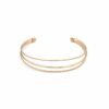 Aby, bracelet manchette, bracelet manchette fin, Bracelet martelé, manchette, manchette martelé